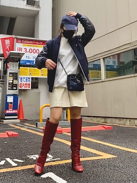 「プラスJ」｜「アイテム（ジャケット/アウター）」を使った、Ｍ Ｏ Ｅ Ｋ Ｏさん（レディース・150cm）の秋コーディネート