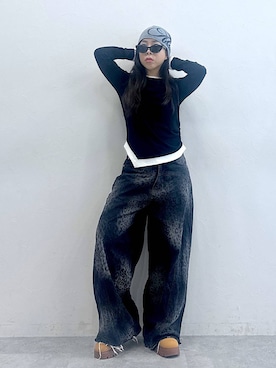 「ALAND（エーランド）のアイテム」を使った、Ｍ Ｏ Ｅ Ｋ Ｏさん（レディース・150cm）の秋コーディネート