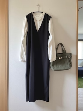 「sita parantica（シータパランティカ）のアイテム」を使った、teey+さん（レディース・155cm）の秋コーディネート