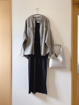 「RIVEDROITE」｜「アイテム（ワンピース/ドレス）」を使った、teey+さん（レディース・155cm）の秋コーディネート