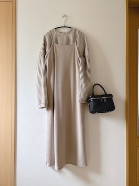 「Birthday room（バースデイルーム）のアイテム（ショルダーバッグ）」を使った、teey+さん（レディース・155cm）の春コーディネート