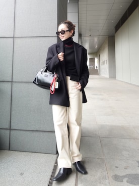 Oo.hiro.oOさん（レディース・159cm）の冬コーディネート