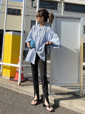 「CAVEZA ROSSO（カベサ ロッソ）のアイテム（トップス）」を使った、Oo.hiro.oOさん（レディース・159cm）の春コーディネート