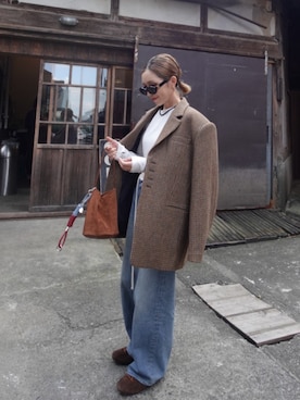 「アイテム（PC・スマホグッズ/家電）」を使った、Oo.hiro.oOさん（レディース・159cm）の秋コーディネート