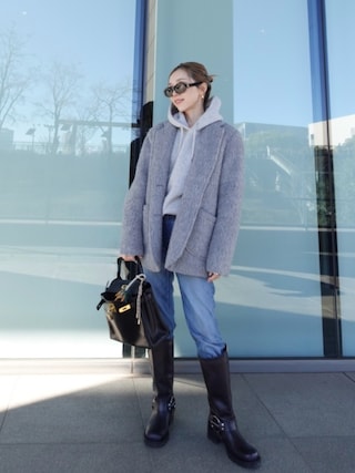 「KANEBO（カネボウ）のルージュスターヴァイブラント（口紅/リップティント/グロス）」を使った、Oo.hiro.oOさん（レディース・159cm）の冬コーディネート