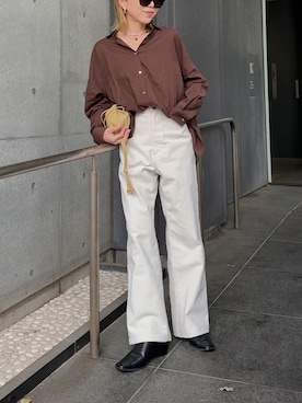 「CELINE（セリーヌ）のアイテム」を使った、Oo.hiro.oOさん（レディース・159cm）の春コーディネート