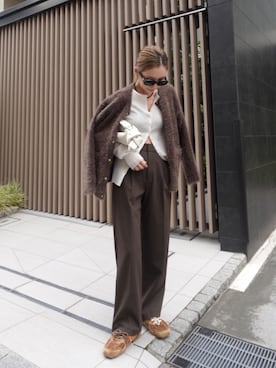 「アイテム（ピアス（両耳用））」を使った、Oo.hiro.oOさん（レディース・159cm）の秋コーディネート