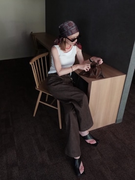 「アイテム（メイクアップ）」を使った、Oo.hiro.oOさん（レディース・159cm）の秋コーディネート