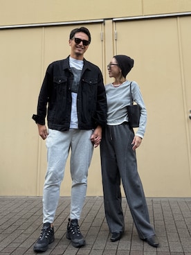 「アイテム（スリッポン）」を使った、Oo.hiro.oOさん（レディース・159cm）の秋コーディネート