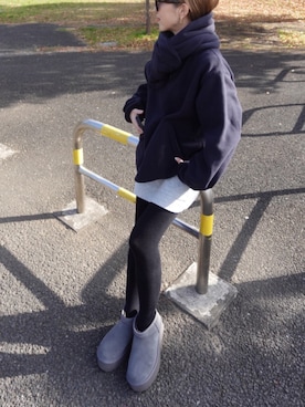 「アイテム（口紅/リップティント/グロス）」を使った、Oo.hiro.oOさん（レディース・159cm）の冬コーディネート