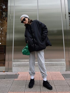 「マイベストコーデ2022」｜「アイテム（その他シューズ）」を使った、Oo.hiro.oOさん（レディース・159cm）の冬コーディネート