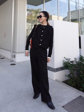 「CHANEL（シャネル）のアイテム」を使った、Oo.hiro.oOさん（レディース・159cm）の冬コーディネート