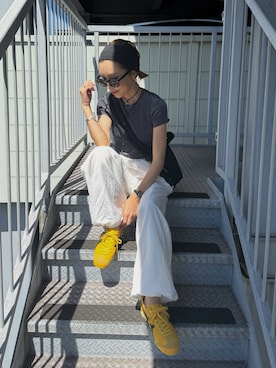 「アイテム（ヘアバンド）」を使った、Oo.hiro.oOさん（レディース・159cm）の秋コーディネート