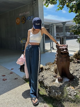 「アイテム（バッグ）」を使った、Oo.hiro.oOさん（レディース・159cm）の夏コーディネート