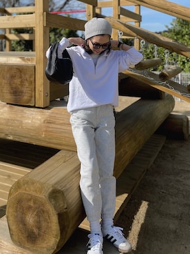 「FIGURE（フィギュア）のアイテム」を使った、Oo.hiro.oOさん（レディース・159cm）の春コーディネート