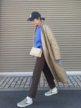 「THE SHINZONE（ザ　シンゾーン）のアイテム（ジャケット/アウター）」を使った、Oo.hiro.oOさん（レディース・159cm）の冬コーディネート