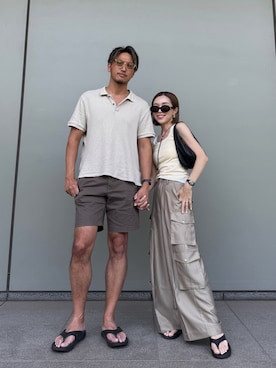 「アイテム（ピアス（両耳用））」を使った、Oo.hiro.oOさん（レディース・159cm）の夏コーディネート