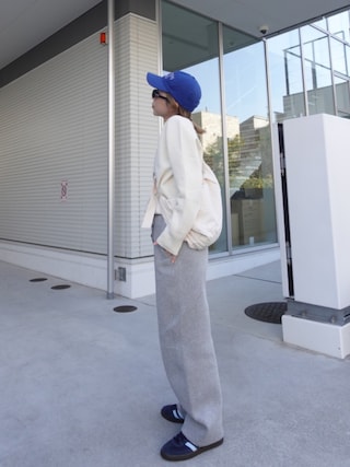 「CREDONA（クレドナ）の【THE C】MESSAGE CAP/メッセージキャップ（キャップ）」を使った、Oo.hiro.oOさん（レディース・159cm）の冬コーディネート