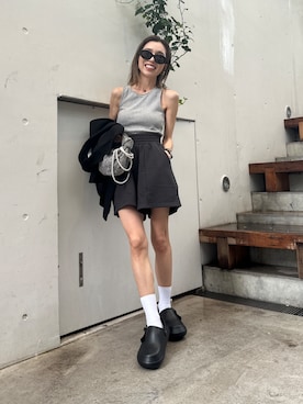 「HERMES（エルメス）のアイテム」を使った、Oo.hiro.oOさん（レディース・159cm）の夏コーディネート