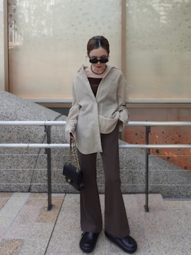 「Yves Saint Laurent Beaute（イヴ・サンローラン・ボーテ）の【新製品】オールアワーズ リキッド グロウ（ファンデーション）」を使った、Oo.hiro.oOさん（レディース・159cm）の秋コーディネート