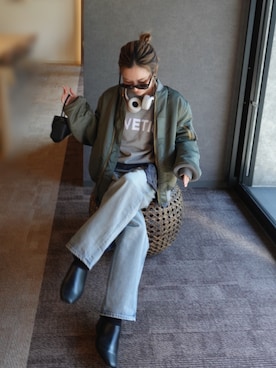 「THE ROW（ザロウ）のアイテム」を使った、Oo.hiro.oOさん（レディース・159cm）の冬コーディネート