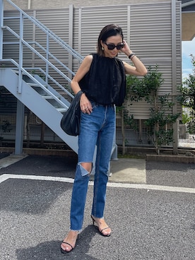 「FIGURE（フィギュア）のアイテム」を使った、Oo.hiro.oOさん（レディース・159cm）の秋コーディネート