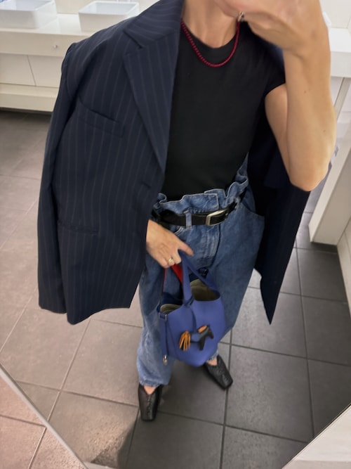 anuke Waist Tuck Denim（デニムパンツ）｜anuke（アンヌーク