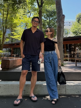 「アイテム（アイシャドウ）」を使った、Oo.hiro.oOさん（レディース・159cm）の夏コーディネート