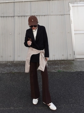 「アイテム（メイクアップ）」を使った、Oo.hiro.oOさん（レディース・159cm）の春コーディネート