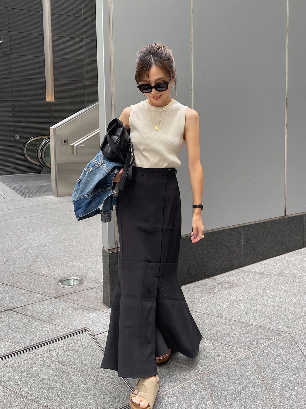 【コーデのアクセントに】 bottegaveneta ショルダーバッグ Oo.hiro.oO｜BOTTEGA VENETAのショルダーバッグを使った