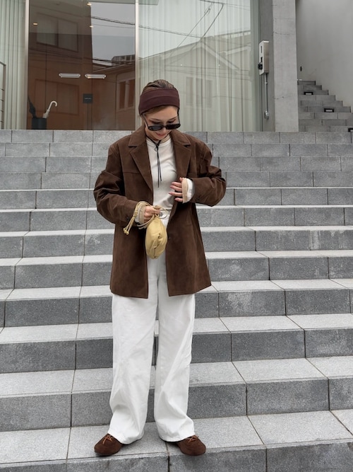 anuke Eco Suede Jacket エコスエードジャケット/62520102（テーラード