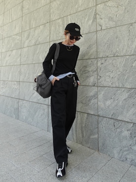 「アイテム（メイクアップ）」を使った、Oo.hiro.oOさん（レディース・159cm）の春コーディネート