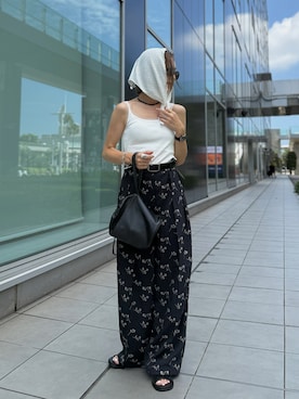 「アイテム（ピアス（両耳用））」を使った、Oo.hiro.oOさん（レディース・159cm）の夏コーディネート