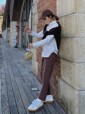 「CAVEZA ROSSO（カベサ ロッソ）のアイテム」を使った、Oo.hiro.oOさん（レディース・159cm）の冬コーディネート