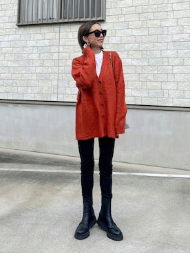 「amini（アミニ）のアイテム」を使った、Oo.hiro.oOさん（レディース・159cm）の秋コーディネート