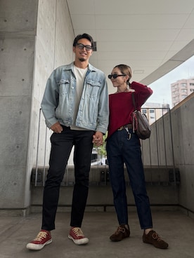 「アイテム（財布/小物）」を使った、Oo.hiro.oOさん（レディース・159cm）の秋コーディネート