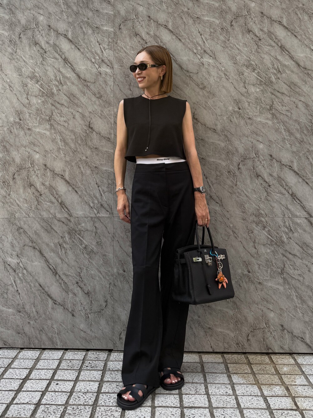 TODAYFUL Smooth Short Tops ブラック TODAYFUL（トゥデイフル）の「Smooth Short Tops（Tシャツ/カットソー