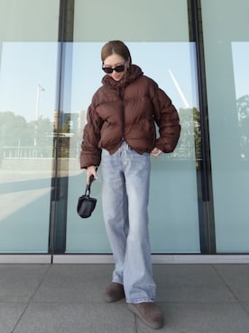 「アイテム（財布/小物）」を使った、Oo.hiro.oOさん（レディース・159cm）の冬コーディネート