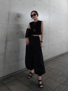 「DIOR BACKSTAGE（ディオール バックステージ）のアイテム（チーク）」を使った、Oo.hiro.oOさん（レディース・159cm）の夏コーディネート