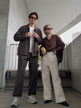 「GLOBAL WORK（グローバルワーク）のアイテム」を使った、Oo.hiro.oOさん（レディース・159cm）の春コーディネート