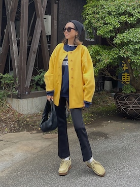 「FIGURE（フィギュア）のアイテム」を使った、Oo.hiro.oOさん（レディース・159cm）の秋コーディネート