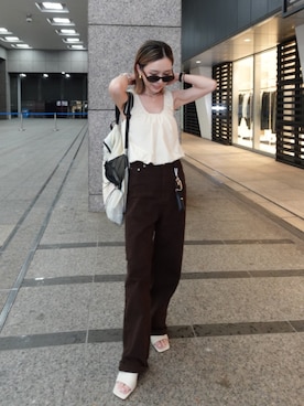 「IRADOWL（アイラドール）のアイテム」を使った、Oo.hiro.oOさん（レディース・159cm）の夏コーディネート