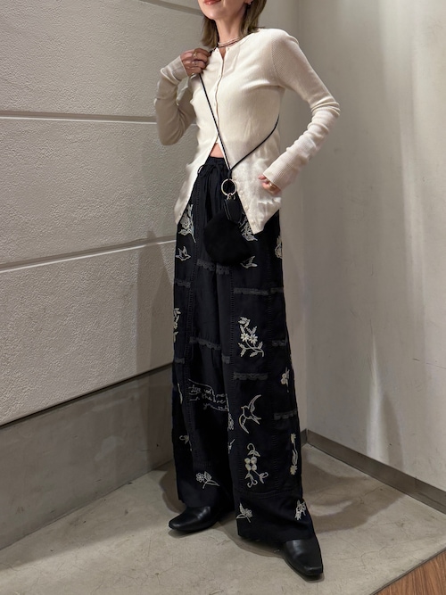 「TODAYFUL（トゥデイフル）のSilkwool Knit Cardigan（ニット/セーター）」を使った、Oo.hiro.oOさん（レディース・159cm）の春コーディネート