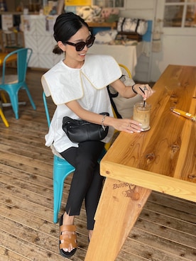 「FIGURE（フィギュア）のアイテム」を使った、Oo.hiro.oOさん（レディース・159cm）の夏コーディネート