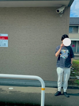 「THE NORTH FACE（ザノースフェイス）の＜THE NORTH FACE（ザ・ノースフェイス）＞ シャトル レース（スニーカー）」を使った、マドンさんさん（メンズ・175cm）の夏コーディネート