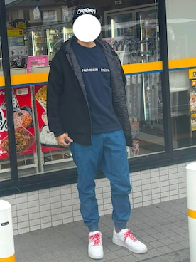 「Supreme （シュプリーム）のアイテム」を使った、マドンさんさん（メンズ・175cm）の秋コーディネート