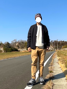 「ZIP FIVE（ジップファイブ）のアイテム」を使った、マドンさんさん（メンズ・175cm）の春コーディネート