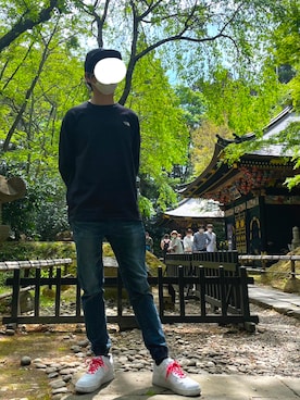 「Yohji Yamamoto（ヨウジヤマモト）のアイテム（キャップ）」を使った、マドンさんさん（メンズ・175cm）の春コーディネート