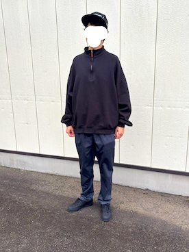 「THE NORTH FACE（ザノースフェイス）の＜THE NORTH FACE（ザ・ノースフェイス）＞ シャトル レース（スニーカー）」を使った、マドンさんさん（メンズ・175cm）の秋コーディネート