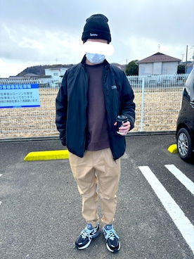 「GERRY（ジェリー）のアイテム」を使った、マドンさんさん（メンズ・175cm）の冬コーディネート